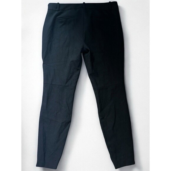 J Crew Minnie Pants Womens 8 Black Mid Rise Straight Leg Workwear Office Wool - Picture 14 of 16